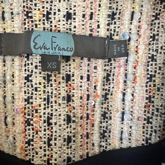 Anthropologie + Eva Franco Reston Tweed Jacket, size extra small - Picture 5 of 7